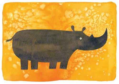 Rhino card Alison Lester SCAD